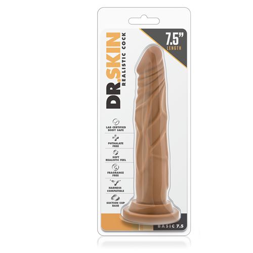 dr.-skin---realistische-dildo-met-zuignap---17-cm