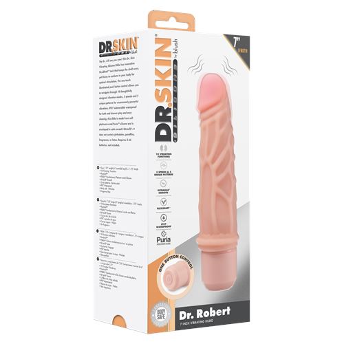 dr.-skin---dr.-robert---vibrerende-dildo---19-cm