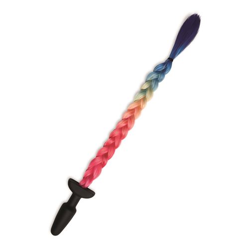 whipsmart-4.9-inch-silicone-plug-with-play-tails-rainbow-tail