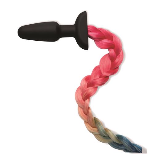 whipsmart-4.9-inch-silicone-plug-with-play-tails-rainbow-tail