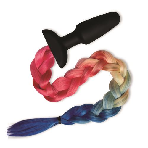 whipsmart-4.9-inch-silicone-plug-with-play-tails-rainbow-tail