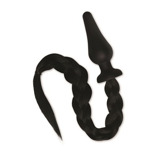 whipsmart-4.5-inch-silicone-plug-with-black-pony-tail