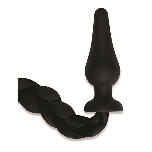 whipsmart-4.5-inch-silicone-plug-with-black-pony-tail