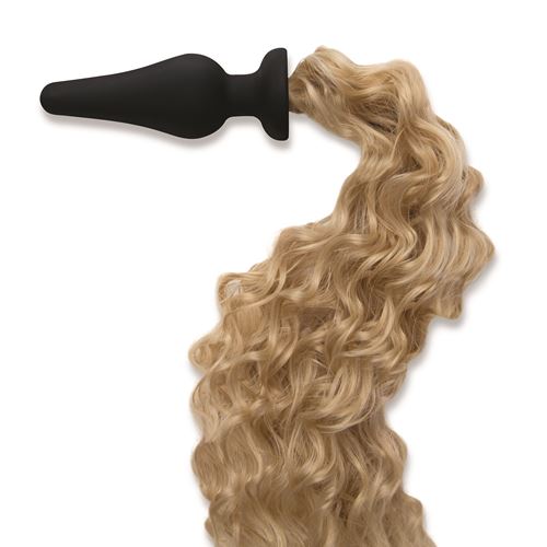 whipsmart-4.5-inch-silicone-plug-with-blondie-pony-tail