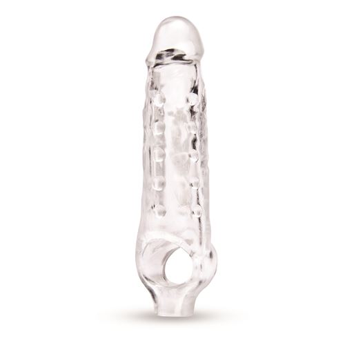 size-up-clear-view-studded-penis-extender-with-ball-loop