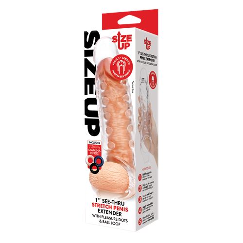 size-up-clear-view-studded-penis-extender-with-ball-loop