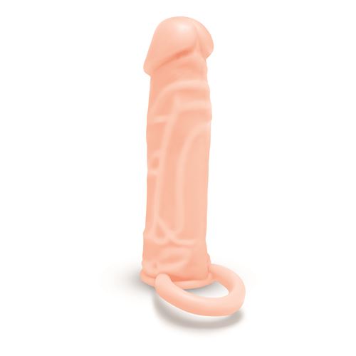 size-up-silicone-realistic-penis-extender-with-ball-loop-flesh