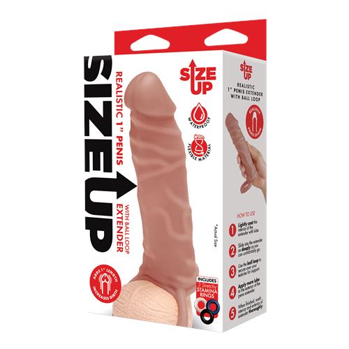 size-up-silicone-realistic-penis-extender-with-ball-loop-tan