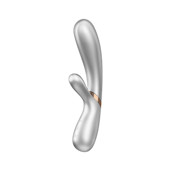 Satisfyer - Hot Lover - Duo vibrator met warmtefunctie (Zilver)