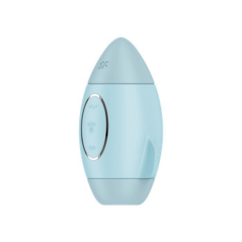 Satisfyer - Mission Control - Dubbelzijdige luchtdrukvibrator (Blauw)