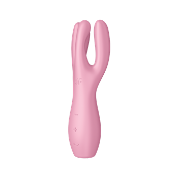 Satisfyer - Threesome 3 - Labia- en clitorisvibrator (Roze)