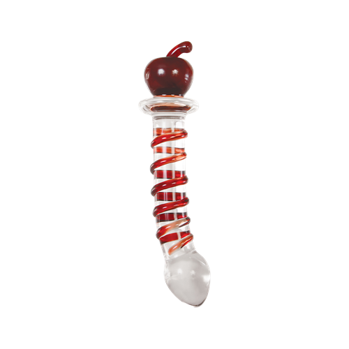 Adam & Eve - Eve's gedraaide glazen dildo - 20,3 cm