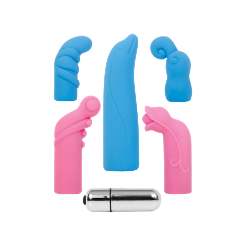 Adam & Eve - Love Bud Play Set - Bullet vibrator met 5 sleeves