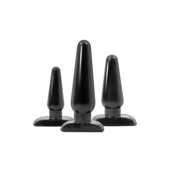 Basic plug kit - Buttplug set - 3 stuks