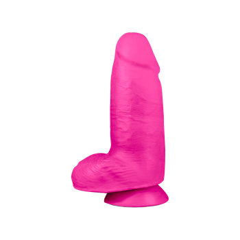 Bold Chub - Dikke realistische dildo met zuignap - 25,4 cm (Roze)