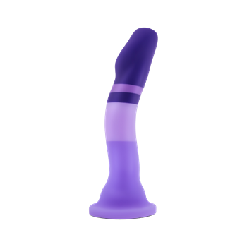 D2 Purple Rain - Vlaggen dildo - 15,2 cm