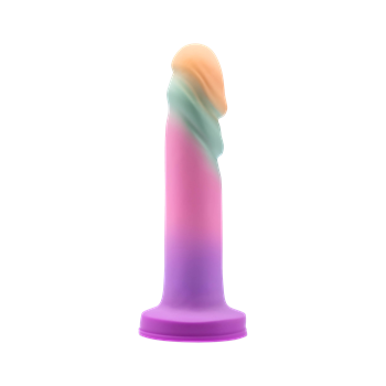 Sunrise Gaze - Dildo met zuignap - 19 cm (Multi color)