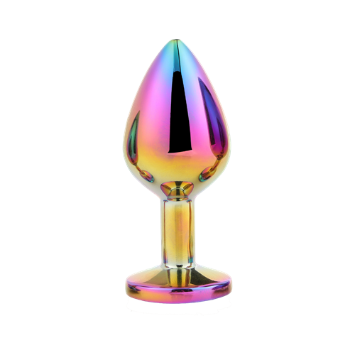 Dream Toys - Gleaming Love - Aluminium buttplug met siersteen - Medium