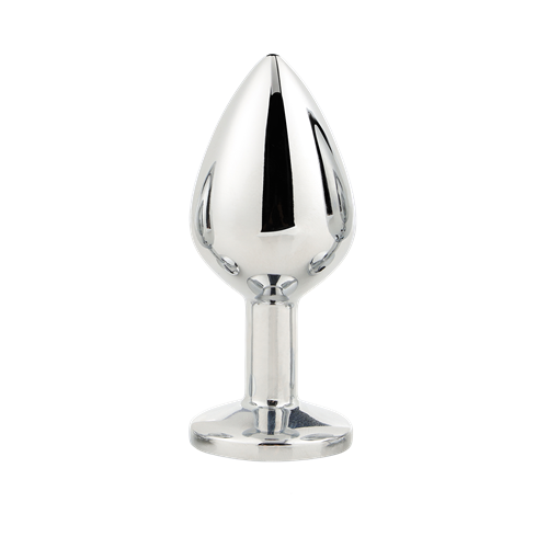 Dream Toys - Gleaming Love - Aluminium buttplug met siersteen - Medium