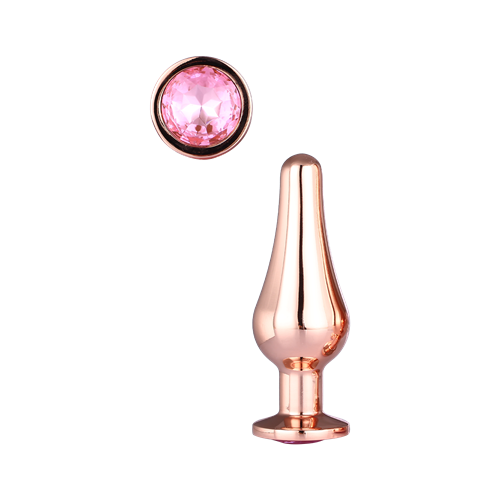 Dream Toys - Gleaming Love - Pleasure plug - Goud kleurige buttplug met siersteen