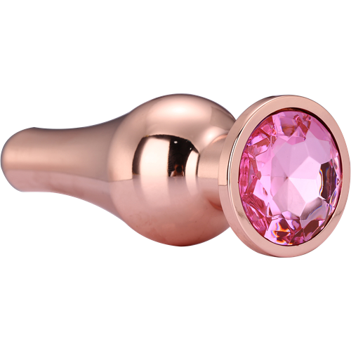 Dream Toys - Gleaming Love - Pleasure plug - Goud kleurige buttplug met siersteen