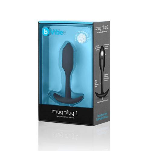 b-vibe---snug-plug-1---verzwaarde-anaalplug