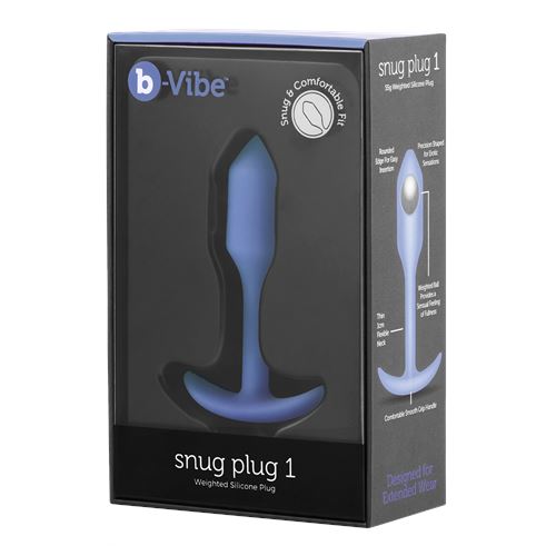 b-vibe---snug-plug-1---verzwaarde-anaalplug