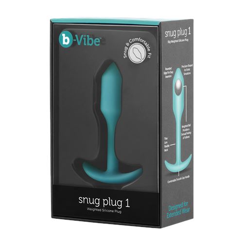 b-vibe---snug-plug-1---verzwaarde-anaalplug