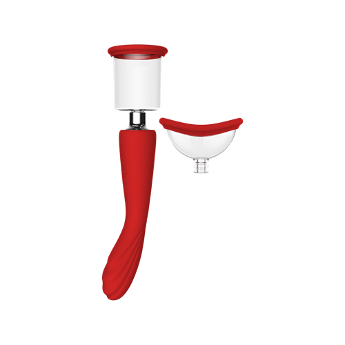 Dream Toys - Red Revolution - Georgia - G-spot vibrator met vacuümpomp