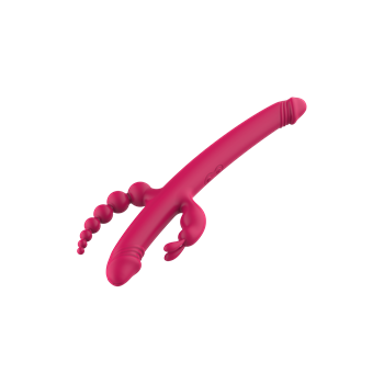 Anywhere Pleasure Vibe - 4-voudige vibrator (Roze)