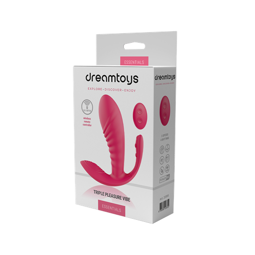 Dreamtoys - Essentials - Triple vibrator met afstandsbediening