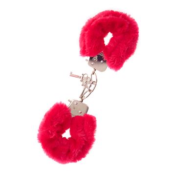 The original Furry cuffs - Pluche boeien (Rood)