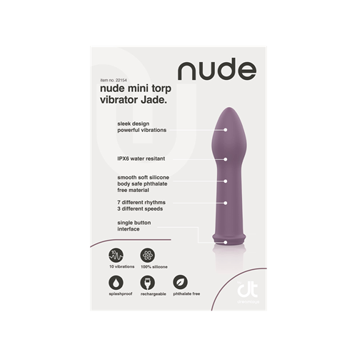 Nude - Jade - Minivibrator met torpedovorm