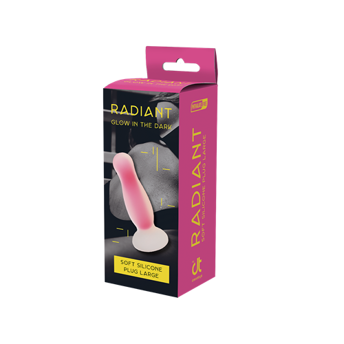 Radiant - Glow in the dark buttplug - Large