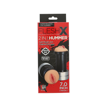 2 in 1 Hummer - Mond en vagina masturbator (mond en vagina)