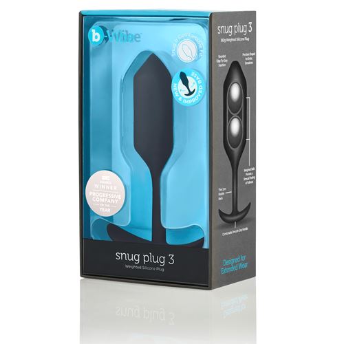 b-vibe---snug-plug-3---verzwaarde-anaalplug