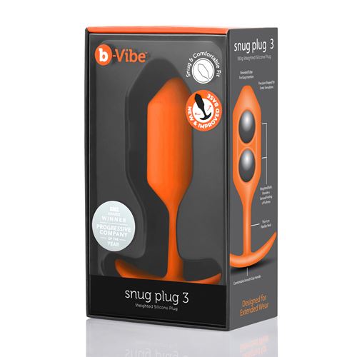 b-vibe---snug-plug-3---verzwaarde-anaalplug