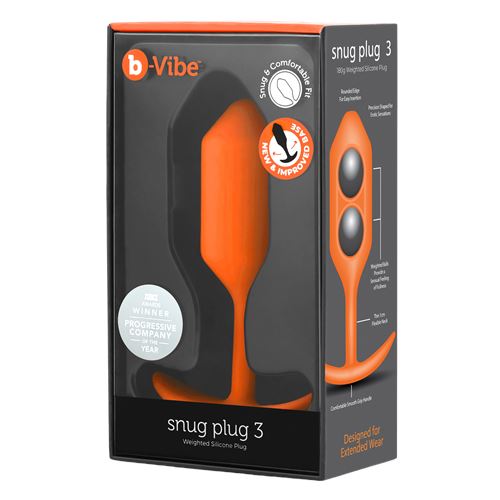 b-vibe---snug-plug-3---verzwaarde-anaalplug