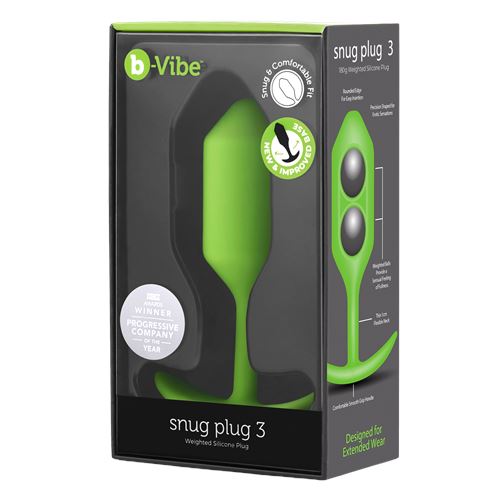 b-vibe---snug-plug-3---verzwaarde-anaalplug