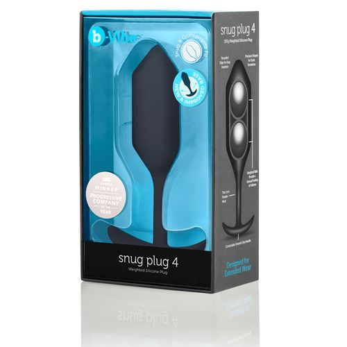 b-vibe---snug-plug-4---verzwaarde-anaalplug