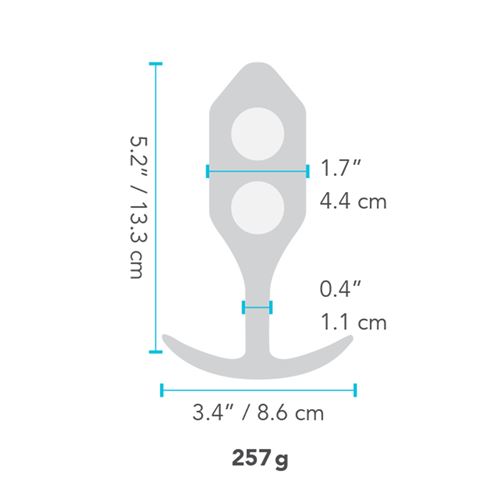 b-vibe---snug-plug-4---verzwaarde-anaalplug