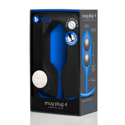 b-vibe---snug-plug-4---verzwaarde-anaalplug