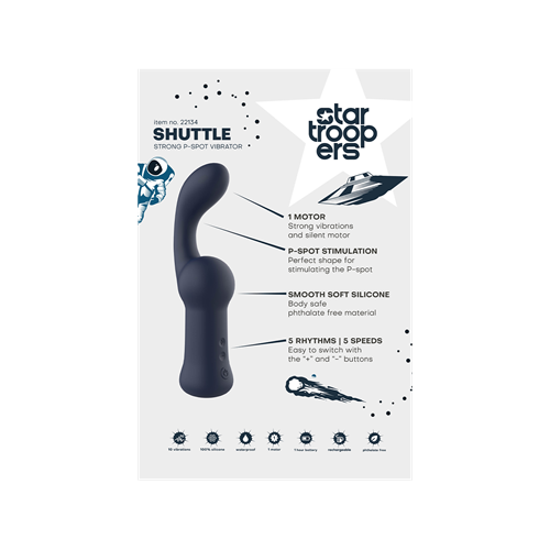 Startroopers - Shuttle - Krachtige P-spot vibrator