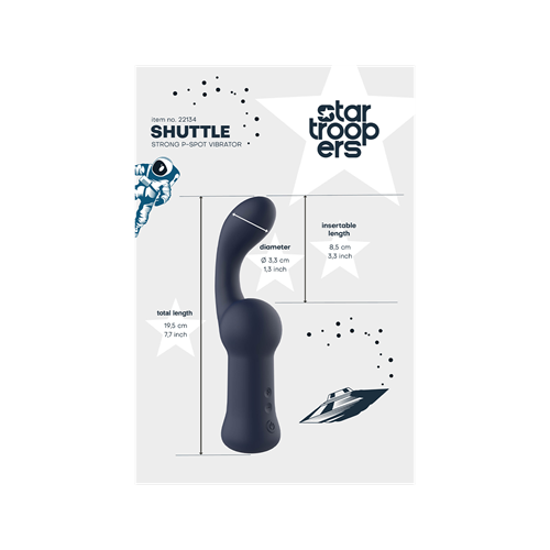 Startroopers - Shuttle - Krachtige P-spot vibrator