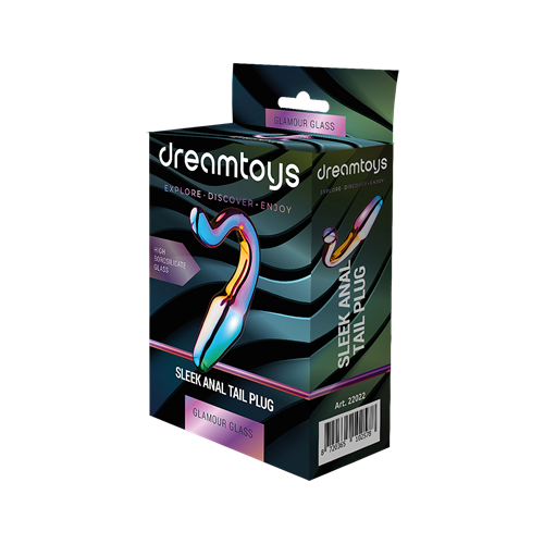 Dream Toys - Glamour Glass - Sleek anal tail plug - Glazen buttplug