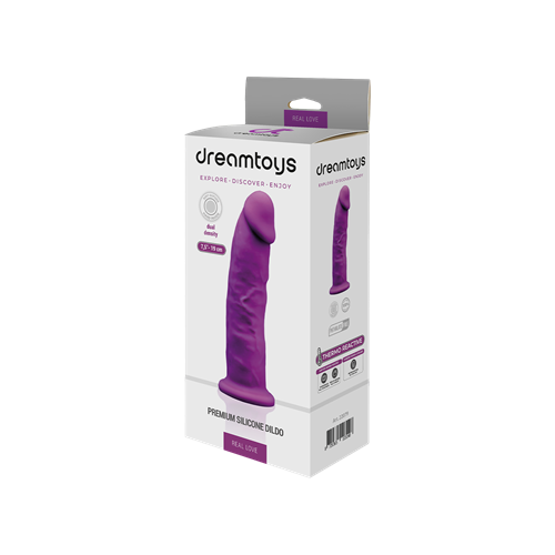 Dream Toys - Real Love - Temperatuurgevoelige dildo - 19 cm