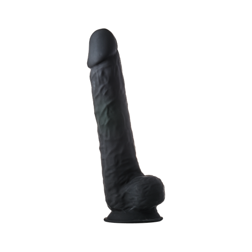 Dream Toys - Real Love - Temperatuurgevoelige dildo met balzak - 38 cm