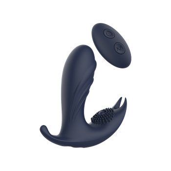 Atomic - Prostaatvibrator met afstandsbediening (Blauw)