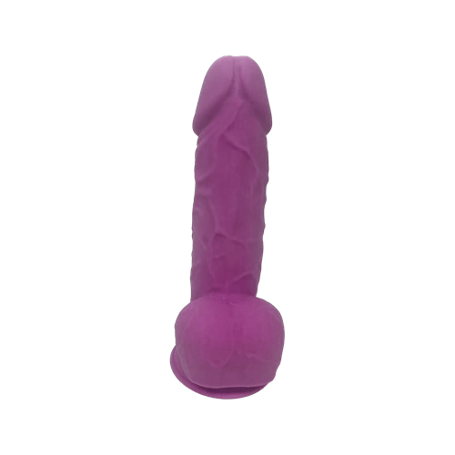 Dreamtoys - Real Love - Temperatuurgevoelige dildo met balzak - 21,6 cm