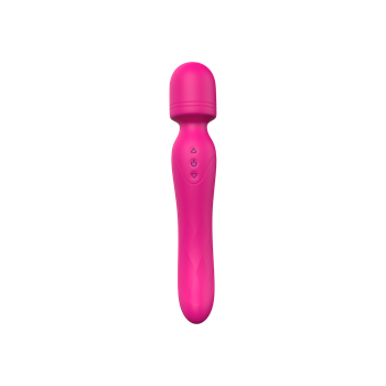 Heating Bodywand - Dubbelzijdige wandvibrator met warmtefunctie 